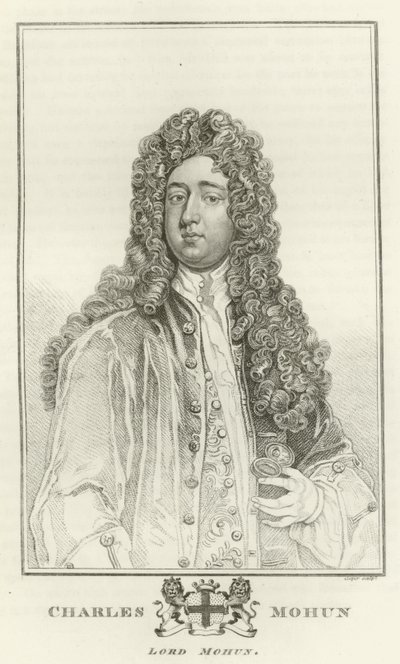 Charles Mohun, Lord Mohun door Godfrey Kneller
